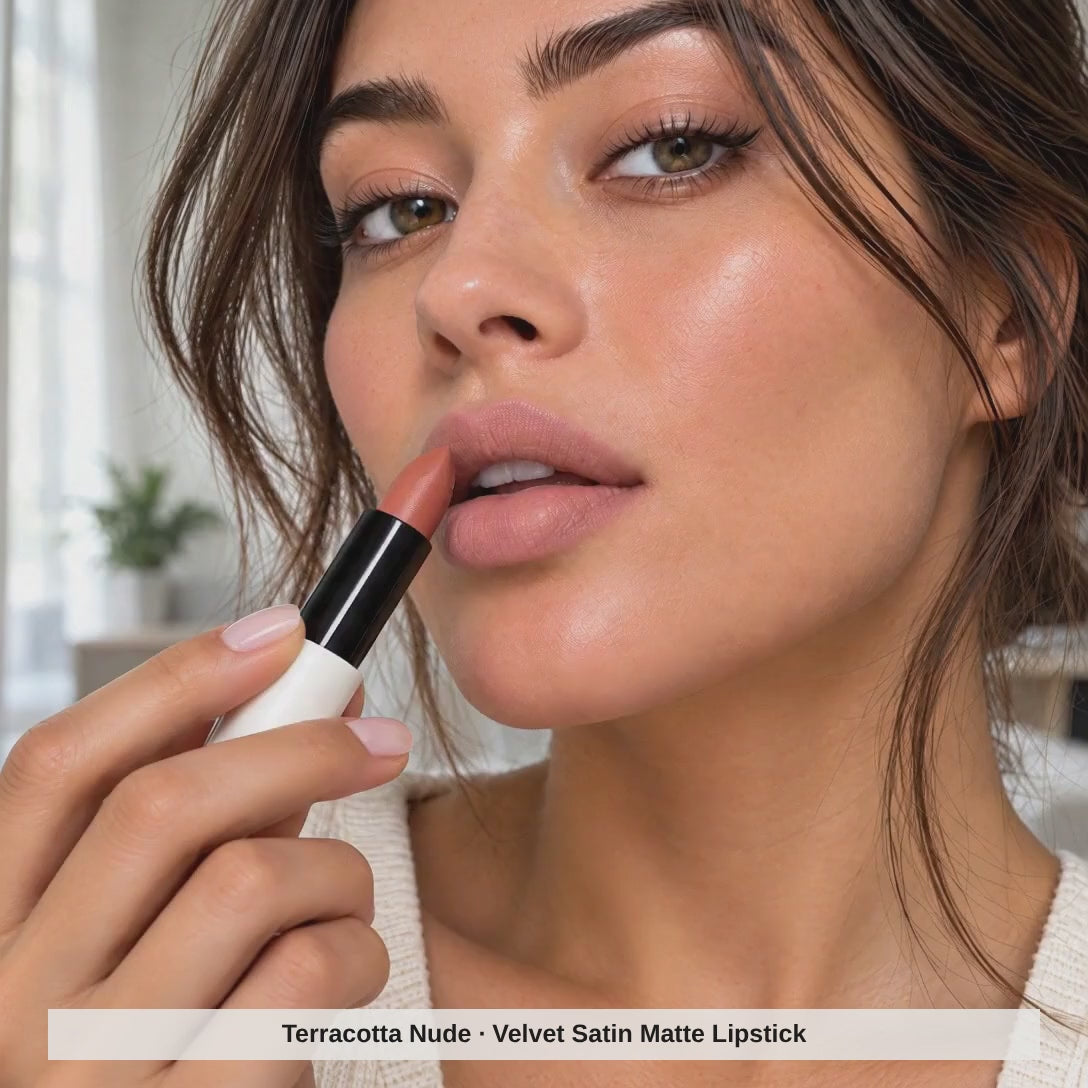 Velvet Satin Matte Lipstick – Full-Coverage Lip Color