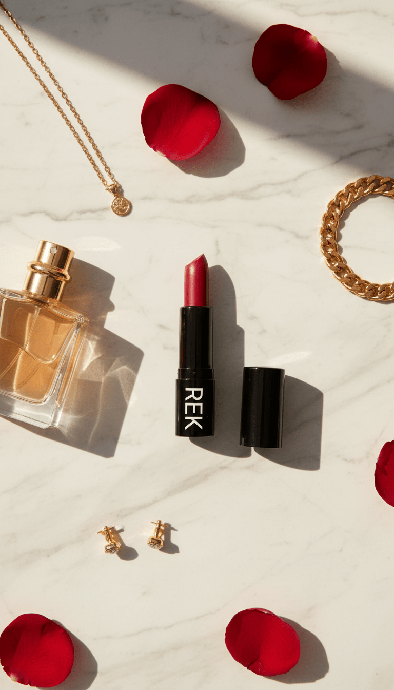 Red Carpet Red | Luxury Matte Lipstick | REK Cosmetics | Luxury Clean Beauty by REK Cosmetics