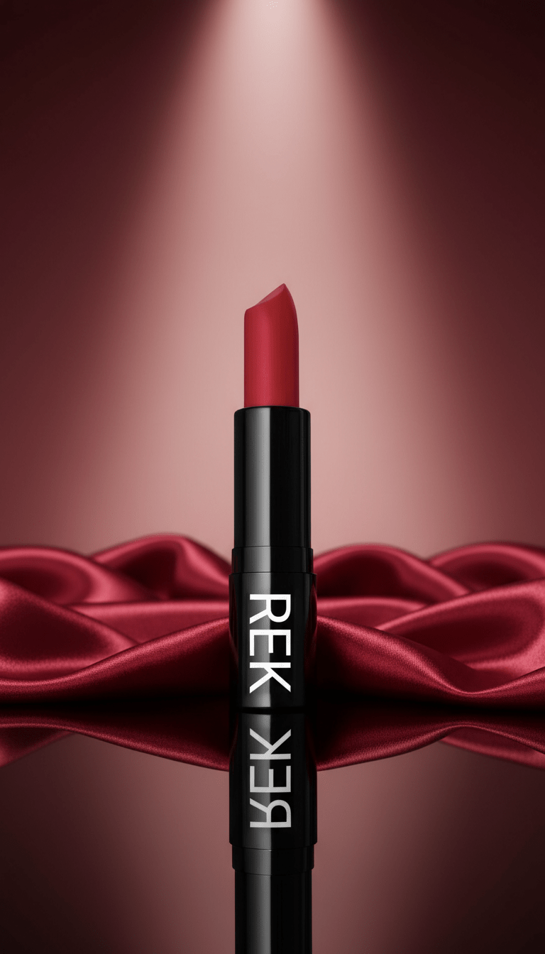 Red Carpet Red | Luxury Matte Lipstick | REK Cosmetics | Luxury Clean Beauty by REK Cosmetics