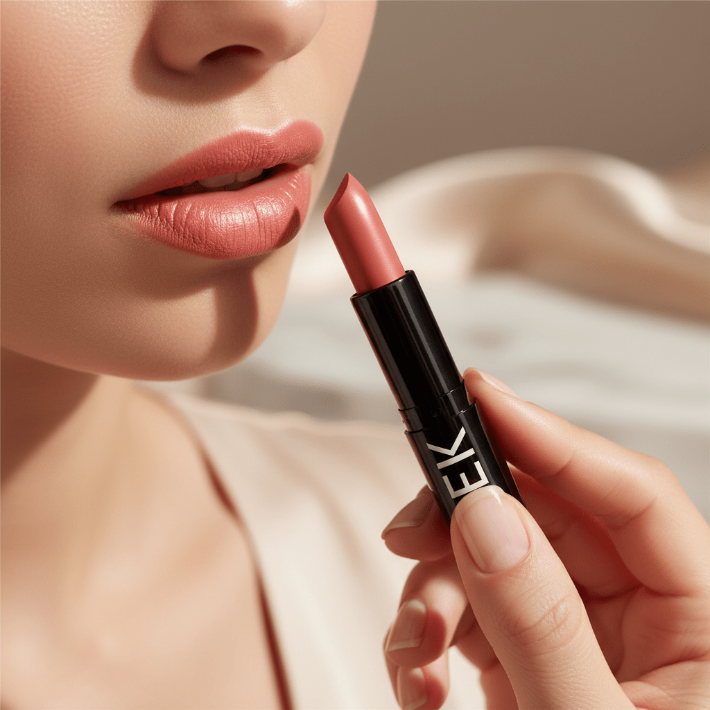 REK Vegan Lipstick – Harper | Long Lasting Matte Pink | Luxury Clean Beauty by REK Cosmetics