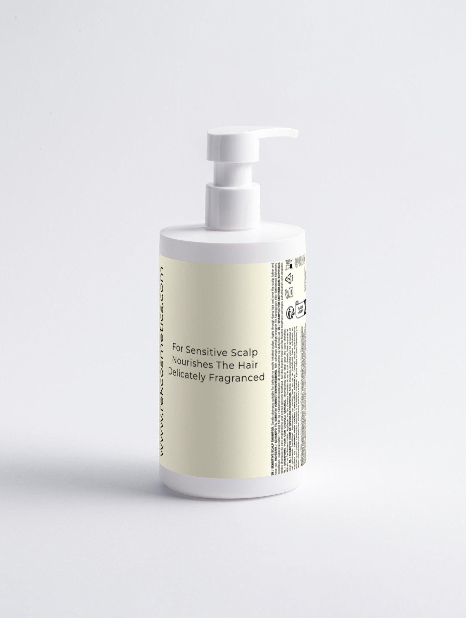 Sensitive Scalp Shampoo – Gentle, Nourishing Formula | Luxury Clean Beauty by REK Cosmetics
