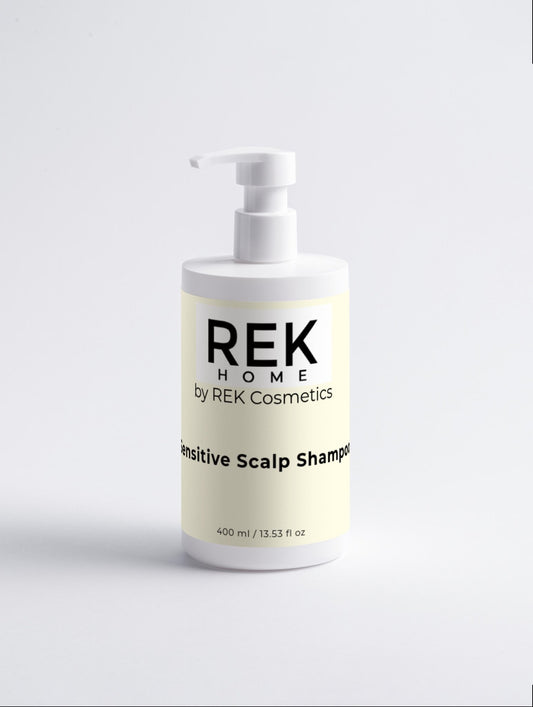 Sensitive Scalp Shampoo – Gentle, Nourishing Formula | Luxury Clean Beauty by REK Cosmetics