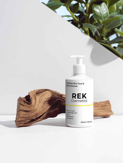 Sensitive Skin Face & Body Cleanser | Luxury Clean Beauty by REK Cosmetics
