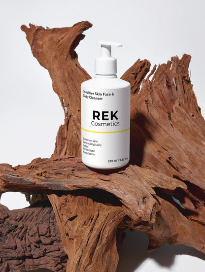 Sensitive Skin Face & Body Cleanser | Luxury Clean Beauty by REK Cosmetics