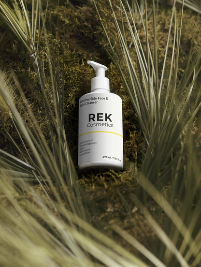 Sensitive Skin Face & Body Cleanser | Luxury Clean Beauty by REK Cosmetics
