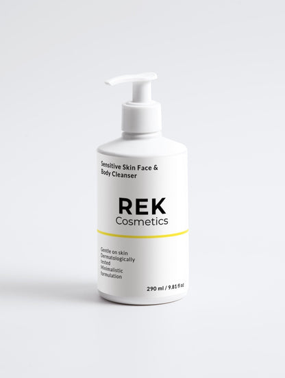Sensitive Skin Face & Body Cleanser | Luxury Clean Beauty by REK Cosmetics