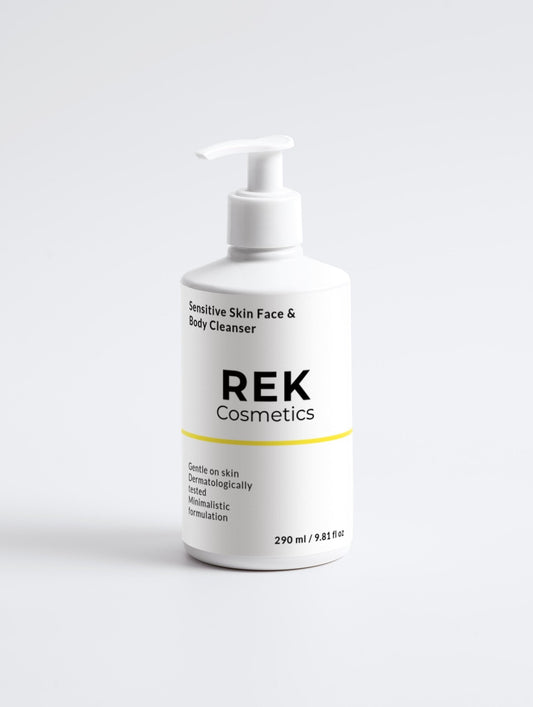 Sensitive Skin Face & Body Cleanser | Luxury Clean Beauty by REK Cosmetics