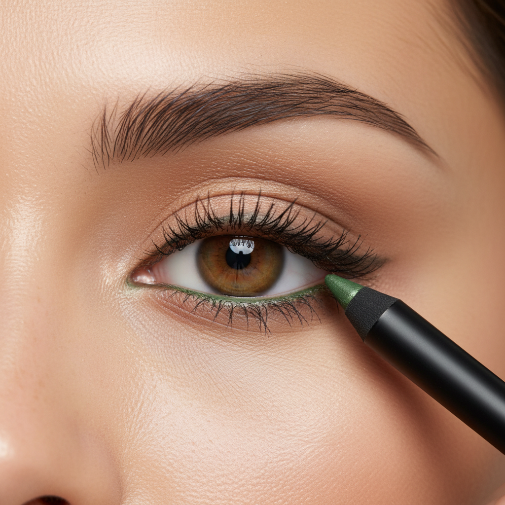 Snakeskin Eyeliner Waterline Application