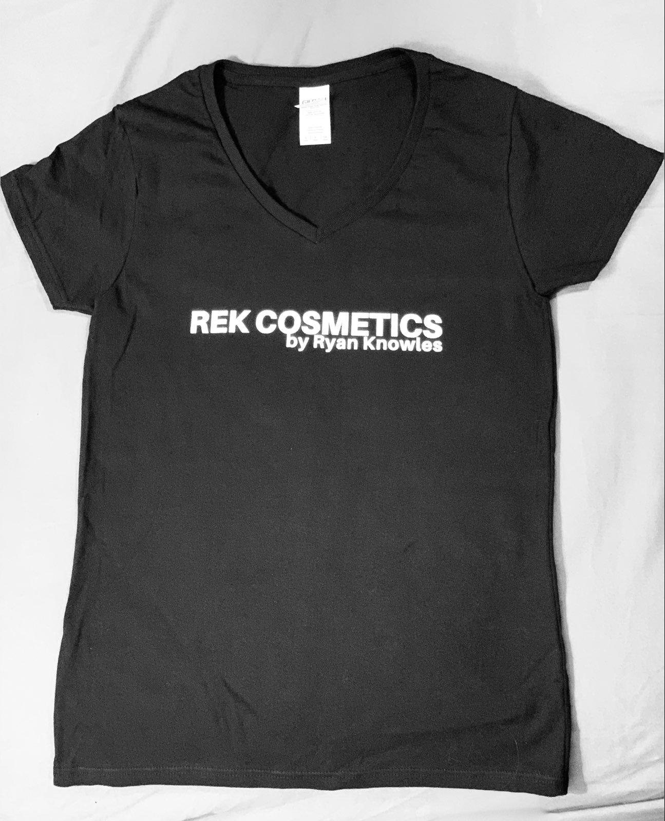 REK Cosmetics by Ryan Knowles V-neck Women's T-shirt | REK Cosmetics - Premium t-shirt from REK Cosmetics - Just $30! Shop now at REK Cosmetics
