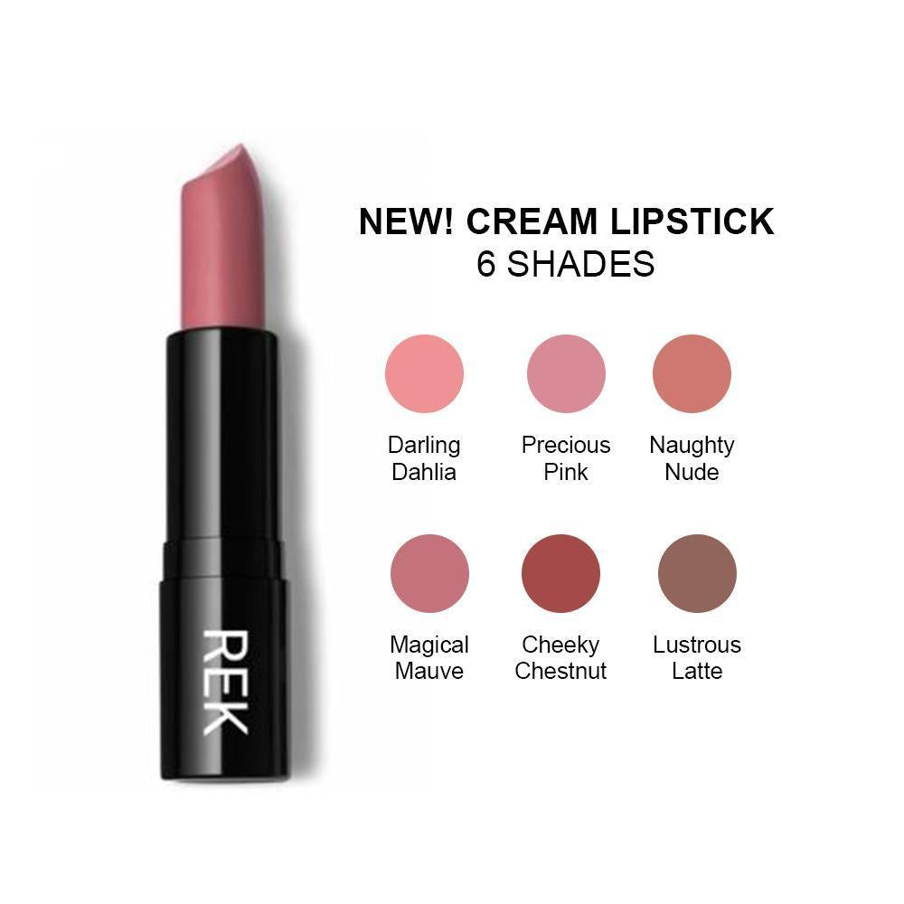 Naughty Nude | Cream Lipstick | REK Cosmetics | Luxury Clean Beauty by REK Cosmetics