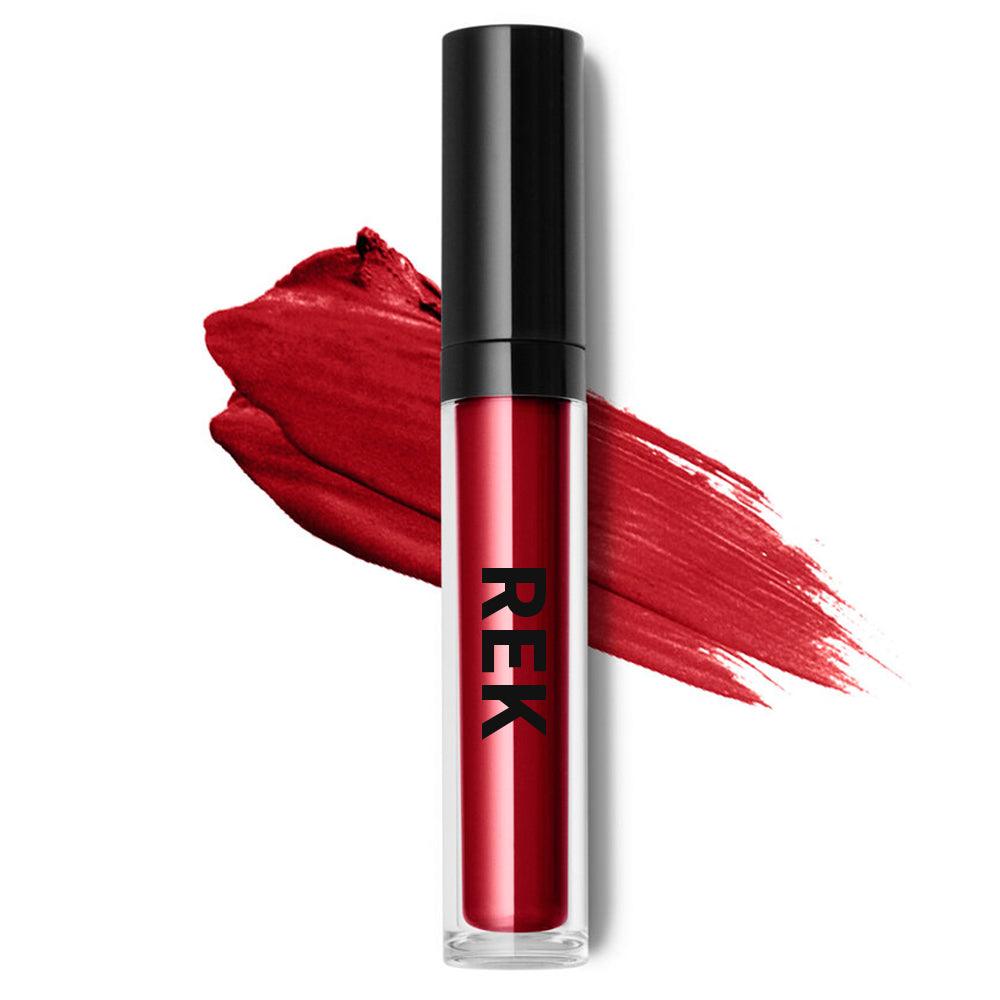 Red She Said | Liquid Lipstick Matte | REK Cosmetics | Luxury Clean Beauty by REK Cosmetics