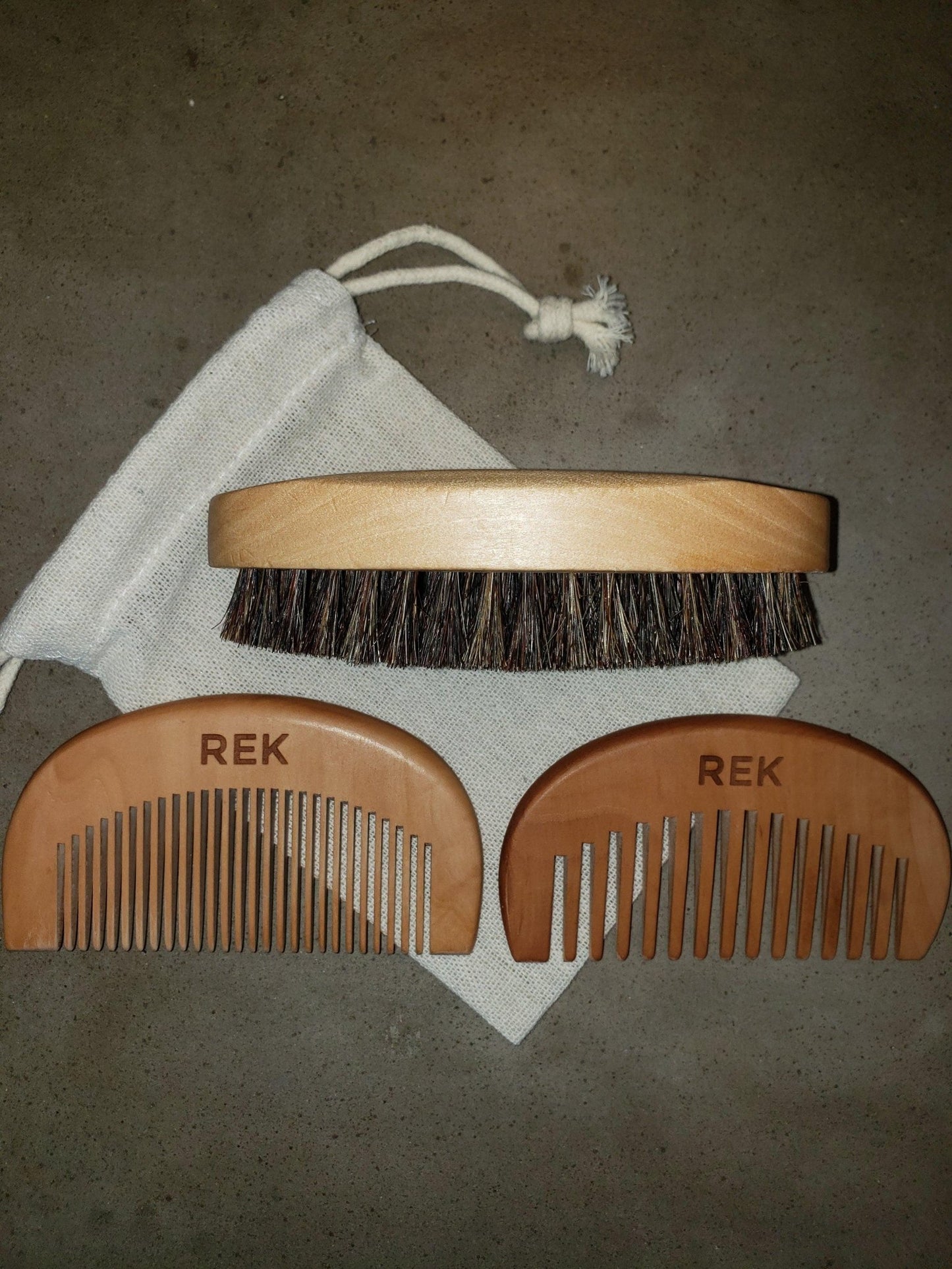 REK Beard Brush and Comb Kit | REK Cosmetics | Luxury Clean Beauty by REK Cosmetics