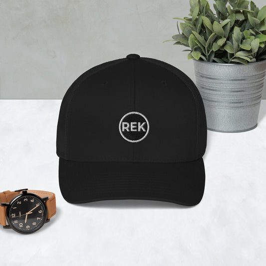 REK Cosmetics Retro Trucker Cap | REK Cosmetics - Premium Hats from REK Cosmetics - Just $25! Shop now at REK Cosmetics