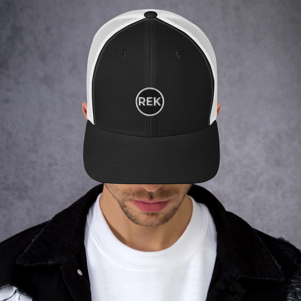 REK Cosmetics Retro Trucker Cap | REK Cosmetics - Premium Hats from REK Cosmetics - Just $25! Shop now at REK Cosmetics